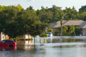 Summer Storm Preparation - Flooded Area