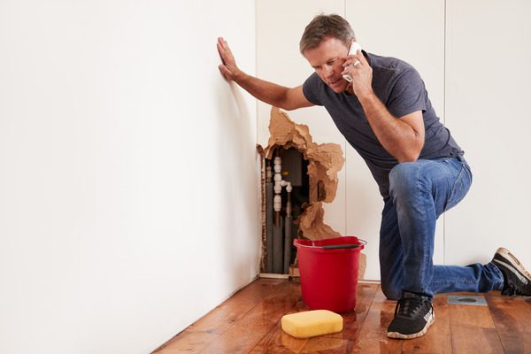 Pipe bursts and plumbing failures - water damage repair service houston and dallas