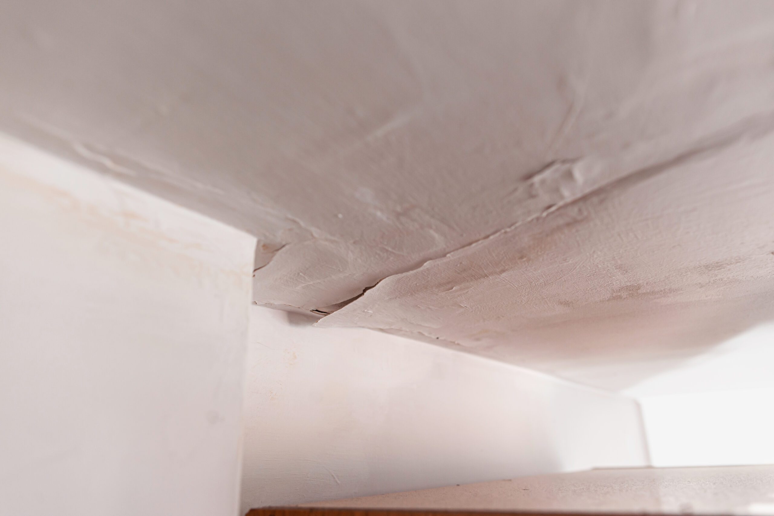 Ceiling Water Damage Repair from pipe burst in dallas