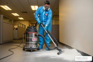 Fire extinguisher cleanup
