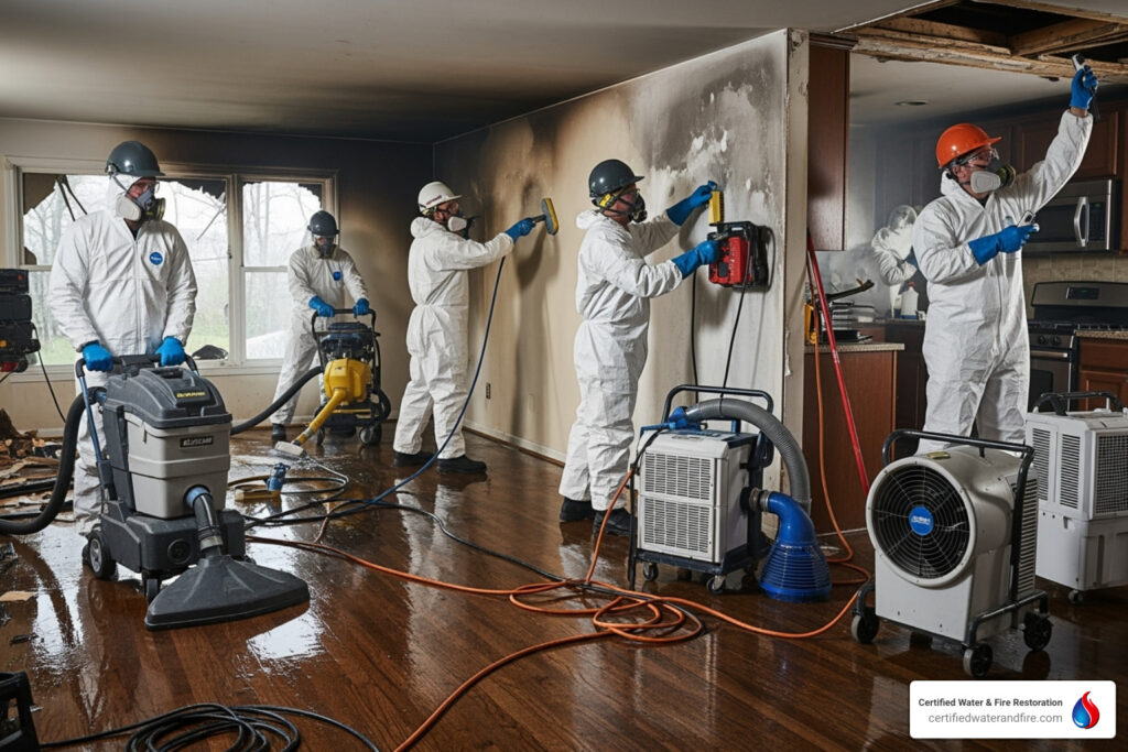fire and water damage contractors