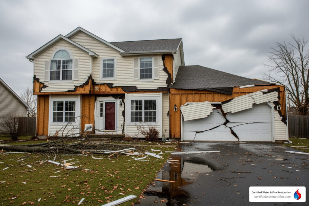 storm damage siding repair