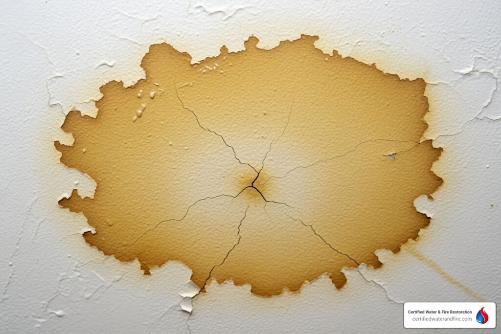 cost of fixing water damaged ceiling