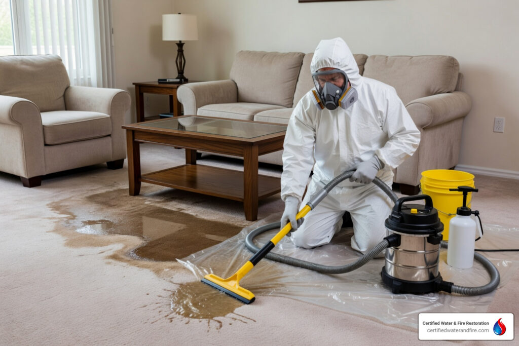 sewage cleanup - how to cleanup sewage