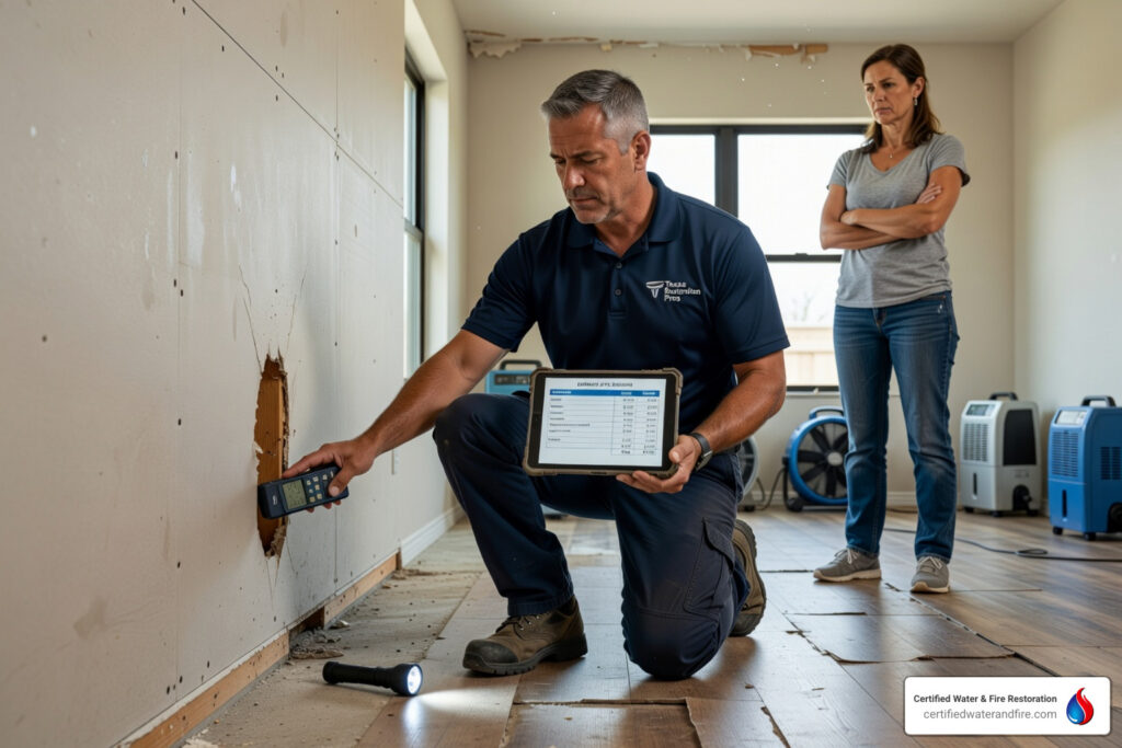 Restoration Estimate Process in Texas